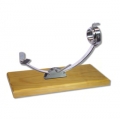 Base madera + acero inoxidable