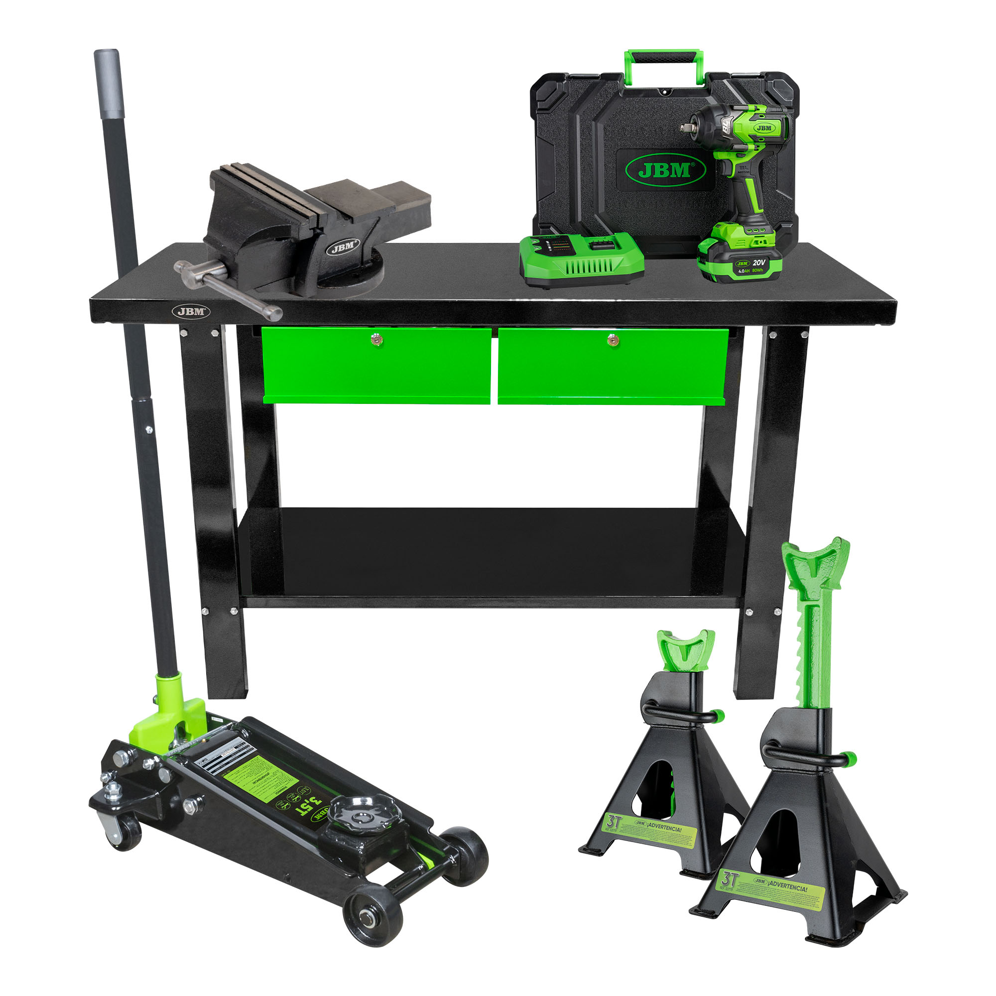 PACK BANCO Y HERRAMIENTAS TALLER